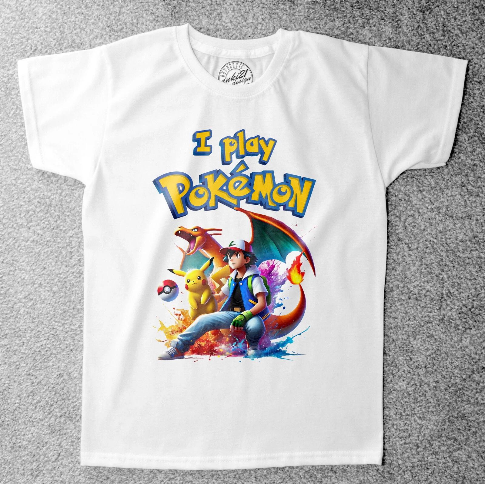 Pokemon Pikachu 012 Childrens/Kids t-shirts 140