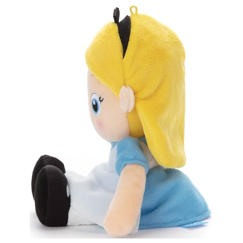Disney Character Washable Beans Collection Alice Plush Toy, Approximately 20cm Tall