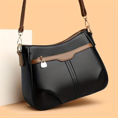 Street Casual Damen Schultertasche mit verstellbarem Riemen Einfache und stilvolle Telefon Reise Kleine Umhängetaschen