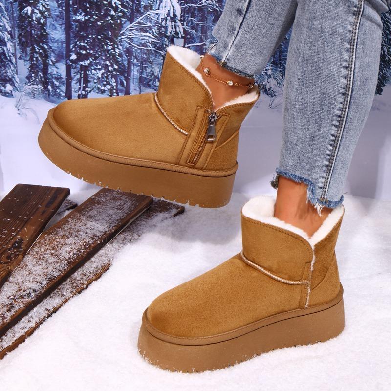 Fashion Fashionable and High-quality Thickened Women's Snow Boots 2025 New Winter Warm Cotton Ankle Boots Cotton Shoes