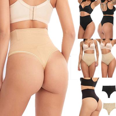 Tummy Control Panties for Women Mid Seamless Thong Women Panties Underwear G-String Female Intimates Slimming Body Shaper