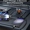 60W PD 3-in-1 USB Car Charger Lighter Fast Charging Car USB Type C Charger for Xiaomi Samsung Huawei IPhone Drones Headphones