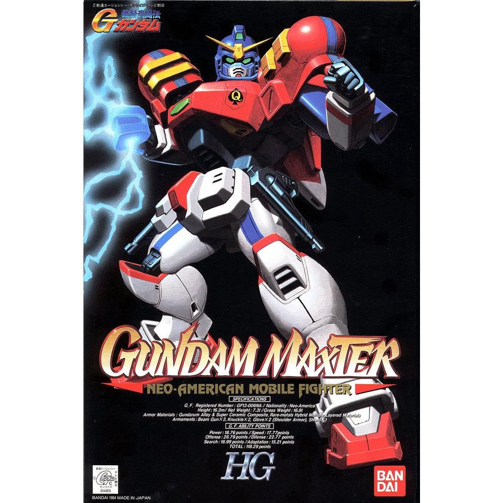 Mobile Fighter G Gundam Gundam Maxter měřítko plastový model 1/100 barevně odlišený