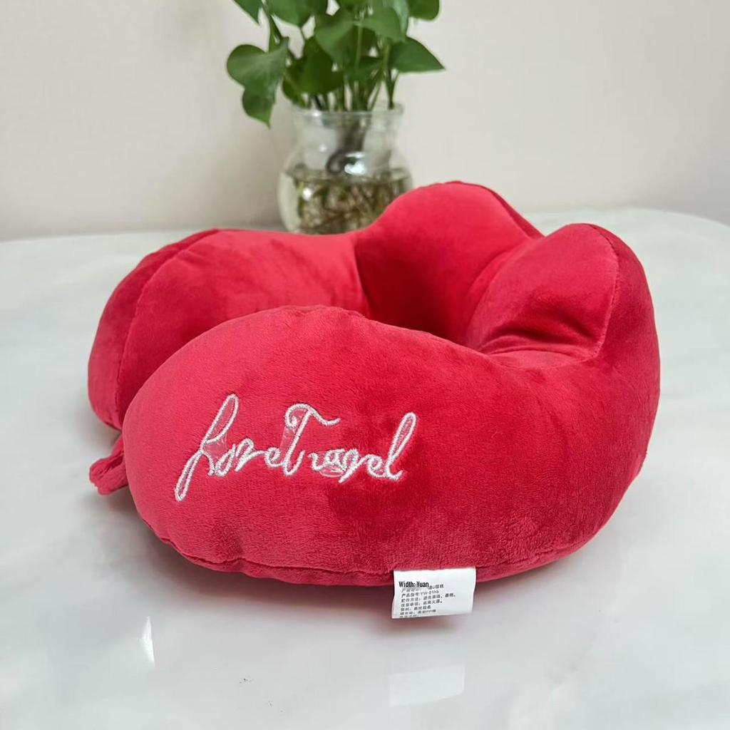 Customized Cartoon U-Shape Neck Pillow with Logo - Perfect for Cervical Support, Travel Comfort, and Company Gifts