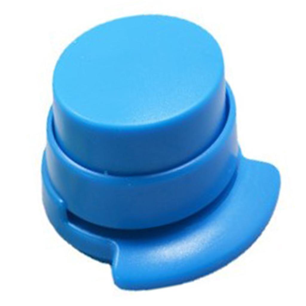 Stapleless Stapler Blue Round High Efficiency Smoothly Portable Needleless Hole Free Stapler for Office School