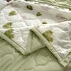 Quilted Summer Single Double Bed Light Printed Quilt Core Air Conditioning Quilting Twin Queen Size Duvet Thin Plaid Comforter