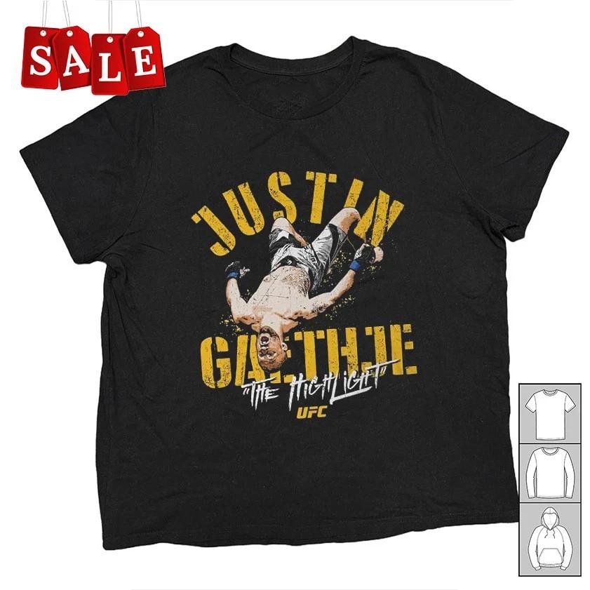 

Новая футболка унисекс 500 LEVEL Justin Gaethje Подарок для фанатов S-5XL AL503 M