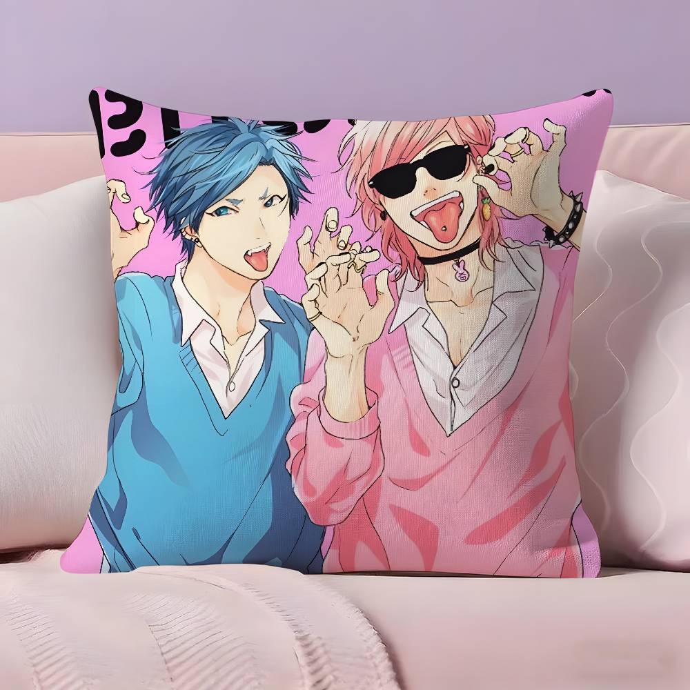 Anime y-Yarichin-Bitch Club Pillow Case Ultra Soft Skin Friendly Fabric Cloud Like Comfort & Concealed Zipper