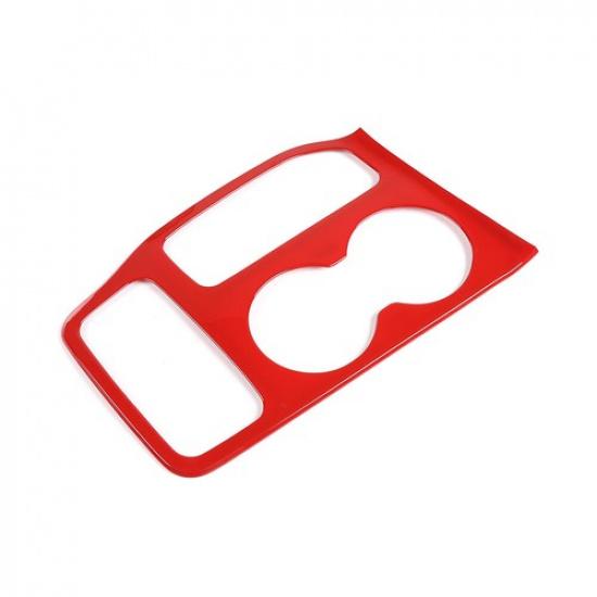 Interior Gear Shift Box Panel Cover Beael Trim For Jeep Grand Cherokee 2016+ Red