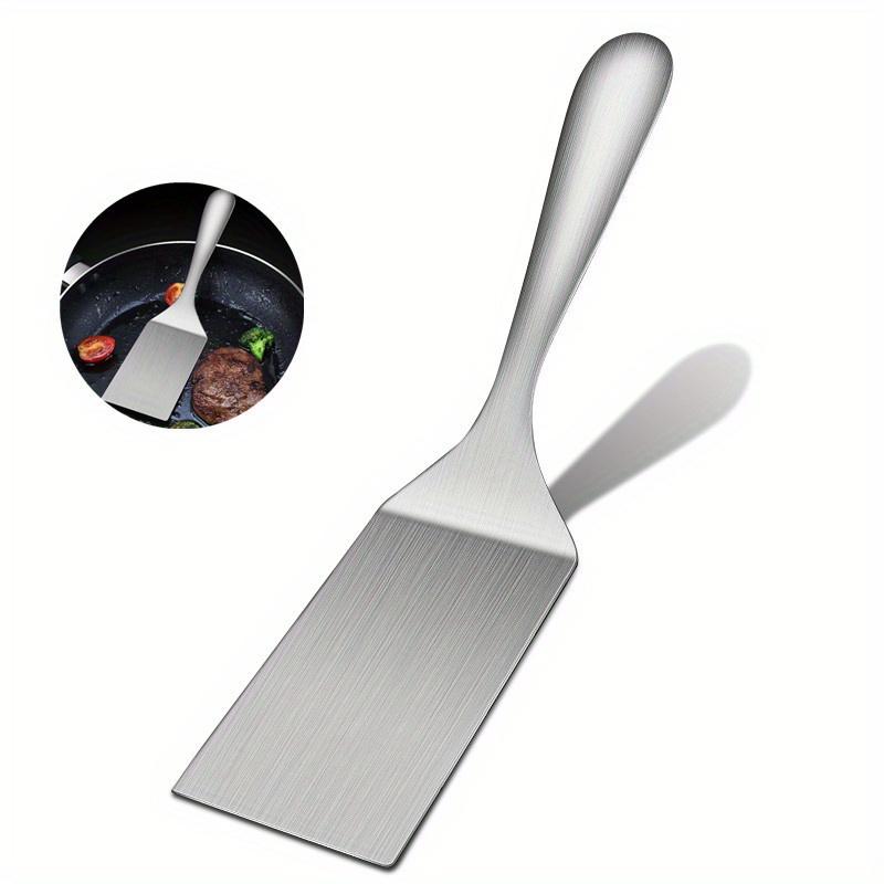 Small Stainless Steel Spatula, Grill Turner Spatula, Grill Turner, Stainless Steel Small Frying Shovel, Mental Cooking Shovel