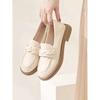 British Small Leather Shoes Women's 2025 Spring and Summer New Soft Leather Single Shoes Low Heel Versatile One Pedal Casual Loafers Women