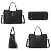 New Women's Bag, Fashionable Alligator Pattern Handbag, Mother and Child Bag, High-end Lock, Shoulder Bag, Messenger Bag.