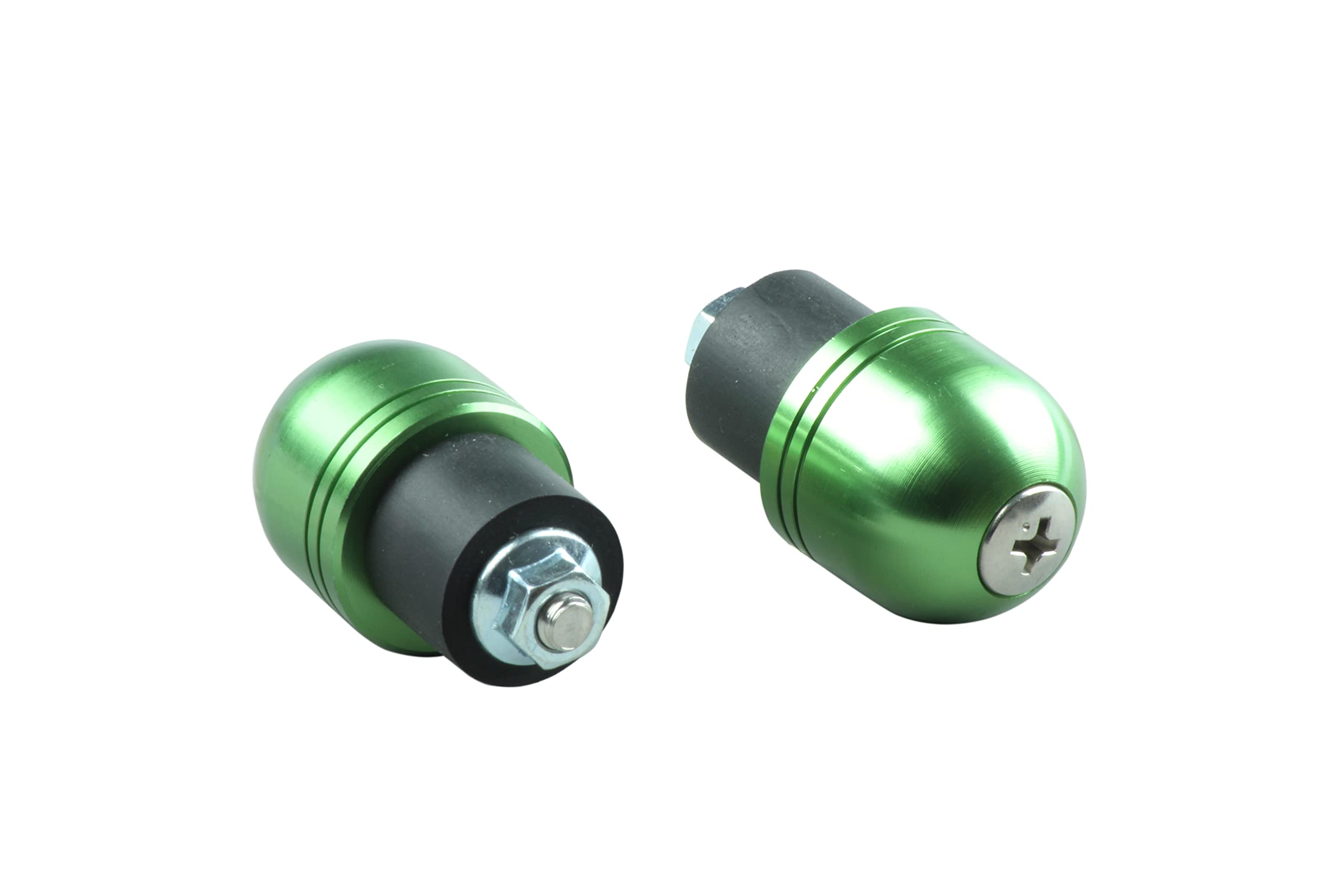 

POSH FAITH Motorcycle Goods Handlebar End Kawasaki Bar End (Bolt Diameter 0.2 inch (5 зелений