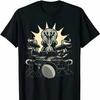 Oktopus spielt Trommel Musikinstrument T-Shirt Brandneu 100% Baumwolle Kurzarm O-Ausschnitt T-Shirt Lässiges Herren Oberteil