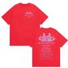 Fashion Pure Cotton Short Sleeve TShirt Hip Hop Singer Jul Stade De France 2026 Album Fan TShirt Retro Aesthetic Tshirt