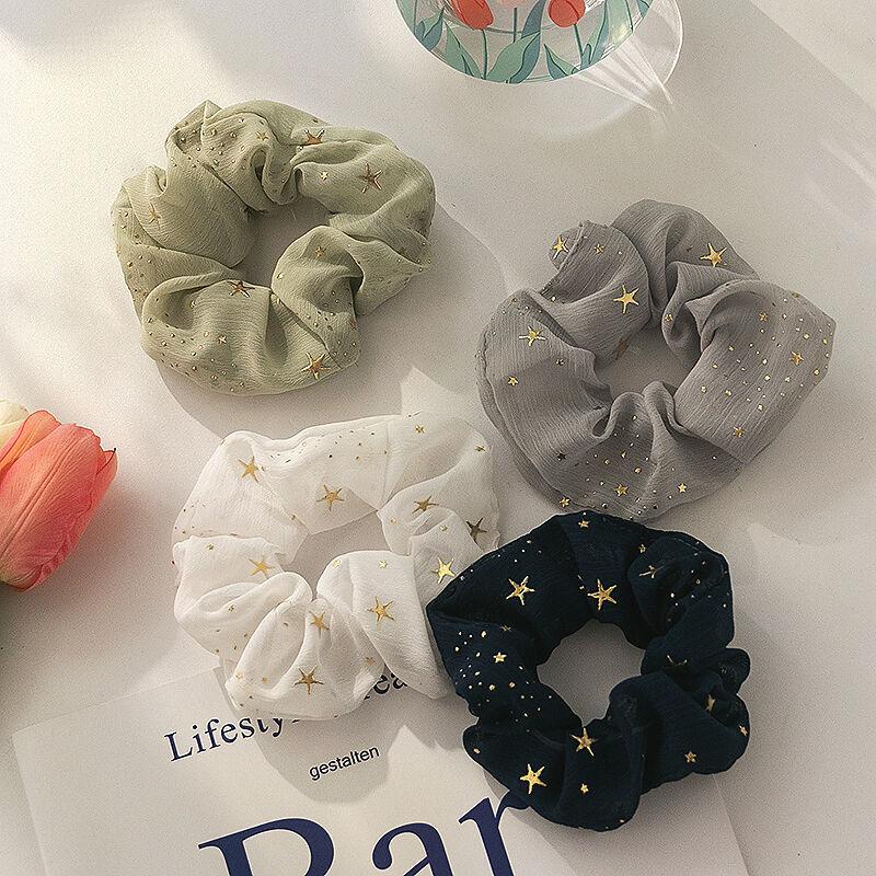 Soft Romantic Hair Ties for Women Elegant Star Hairband Hair Circle Headwear Simple Hair Accessories