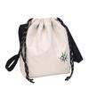Lightweight Nylon Bucket Bag Large Capacity Crossbody Bag Simple Drawstring Shoulder Bag  Daily
