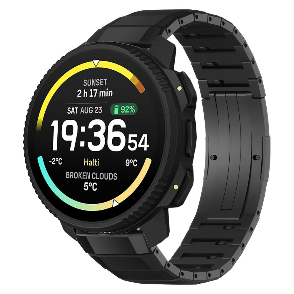 

22-мм титановый ремешок для часов Suunto Vertical 2/Run/RACE S/Ocean Luxury Наручный ремешок для замены Suunto 5 9 Peak Pro 22mm чёрный