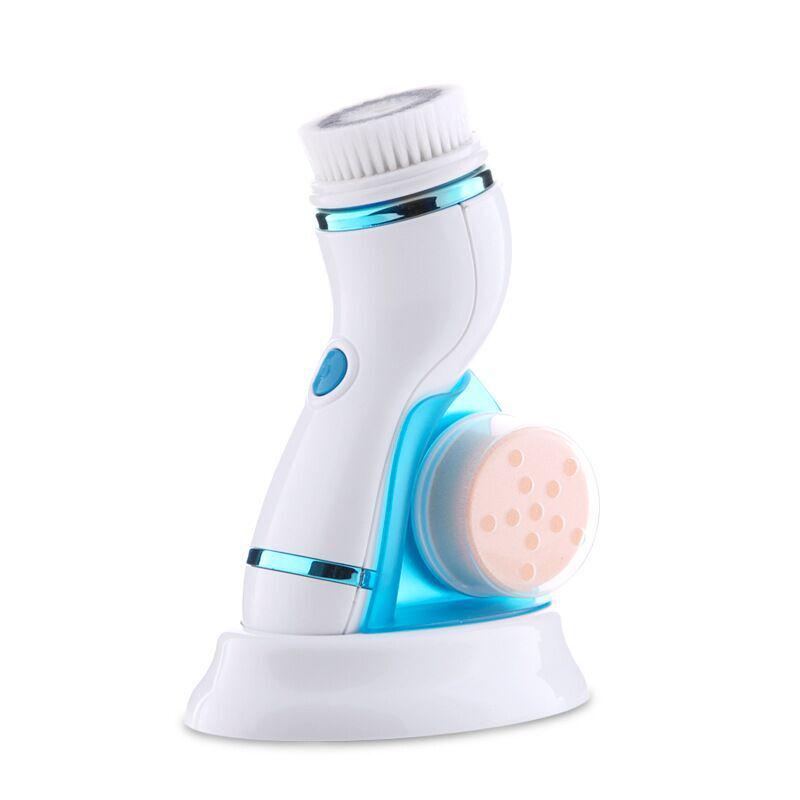 Waterproof Electric Facial Cleansing Brush - Blackhead Remover & Pore Cleaner