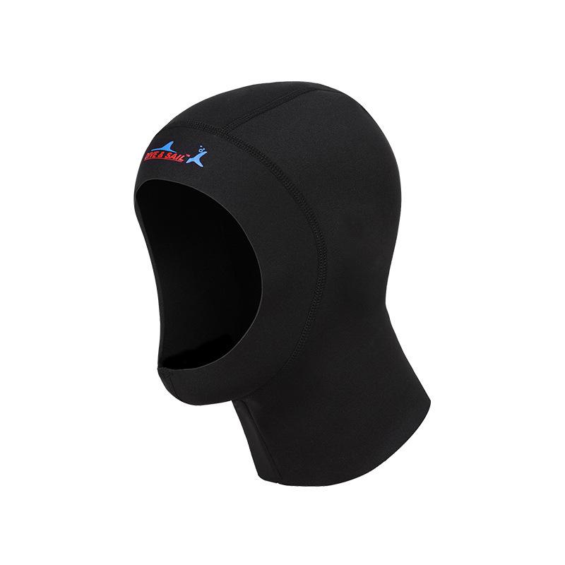 

1MM Sun Protection Diving Cap - Wet Warm Scuba, Snorkeling & Surfing Hood for Men & Women Large чорний