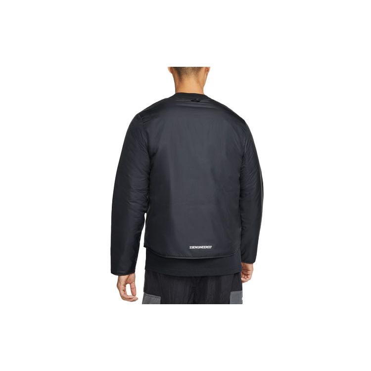 Jordan Bavlněná bunda 2 v 1 s odnímatelnou termální kapucí Gore-Tex s velkými kapsami Pánské svrchní oblečení Černá DC0063-010