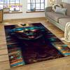 3D Anubis Pharaoh Horus Egyptian Mythology Gods Carpet Rug for Home Living Room Bedroom Sofa Doormat Decor,Area Rug Non-slip Mat