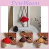 Adorable Handmade Children's Mushroom Shoulder Bag Cute Cartoon Design For Toddlers