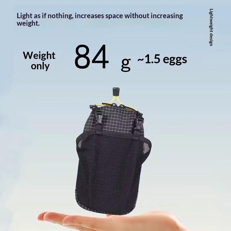 Durable Ripstop Nylon Water Bottle Pouch With Phone Pocket For Outdoor Hiking Camping Daily Commute