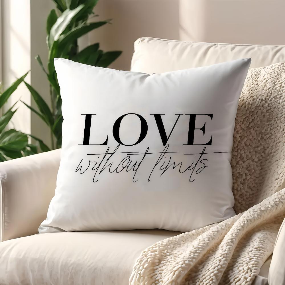 Grått geometriskt kuddfodral Kuddfodral Dekoration Rum Hem Soffa vardagsrum Kontor Bil Nordisk Enkelhet