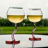 Heart-Shaped Wine Glasses Set of 4 White/Red Wine Goblets for Home Use Creative High-Aesthetic Design Ideal for Daily Drinking A