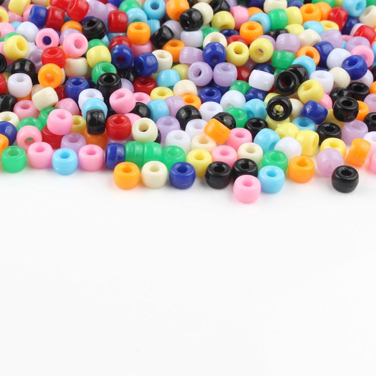 100pcs Skull Shape Acrylic Beads Loose Space Beads for Beading Bracelet DIY