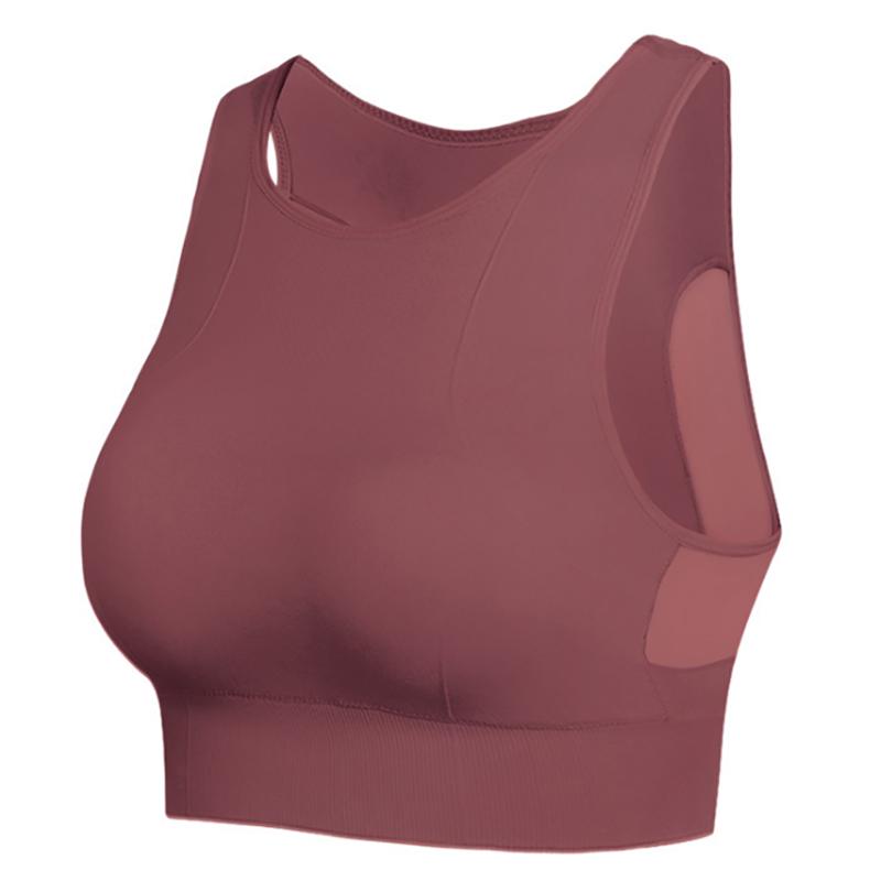 Trendy New No Steel Ring Mesh Beauty Back Double Layer Sports Bra Quick Dry Shockproof Fitness Yoga Running Sports Underwear