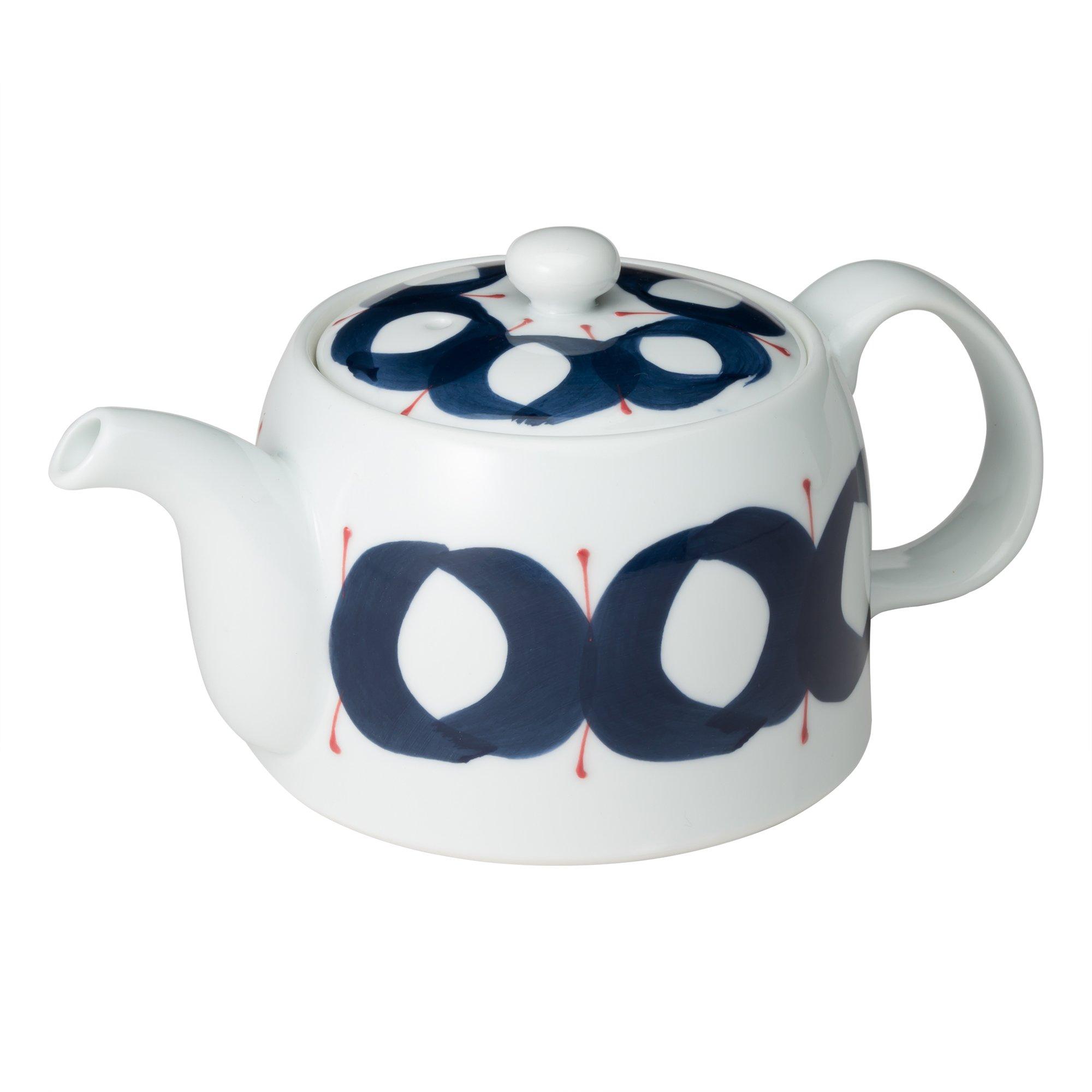 

Ranchant NCK Teapot stainless steel tea x x 9 Ring Arita Made in Japan (with strainer), Multi, 18.3 10.7 cm, Pattern, Ware,