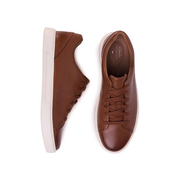 Мужские кроссовки Clarks Un costa lace 261486907 коричневые