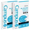 KOKUYO Campus Loose Leaf Paper Binder Sheets A5 6mm Dot Grid 20 Holes Ink-Resistant 100 Sheets