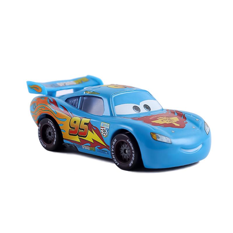 Disney Pixar Samochody Zygzak McQueen Jackson Sztorm Carla Veloso Stop 1:55 metalowych modeli samochodów Zabawka dla dzieci Prezent
