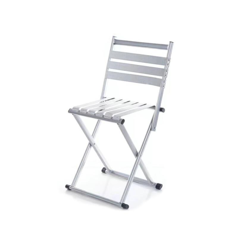 OEING Thickened Flat Tube Outdoor Folding Fishing Chair