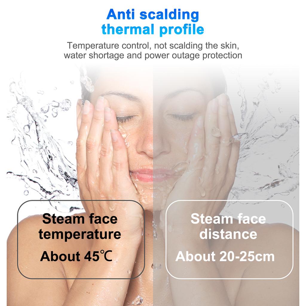 Facial Spray Moisturizing Device Portable Hydrating Facial Steamer Home Nano Heat Spray Facial