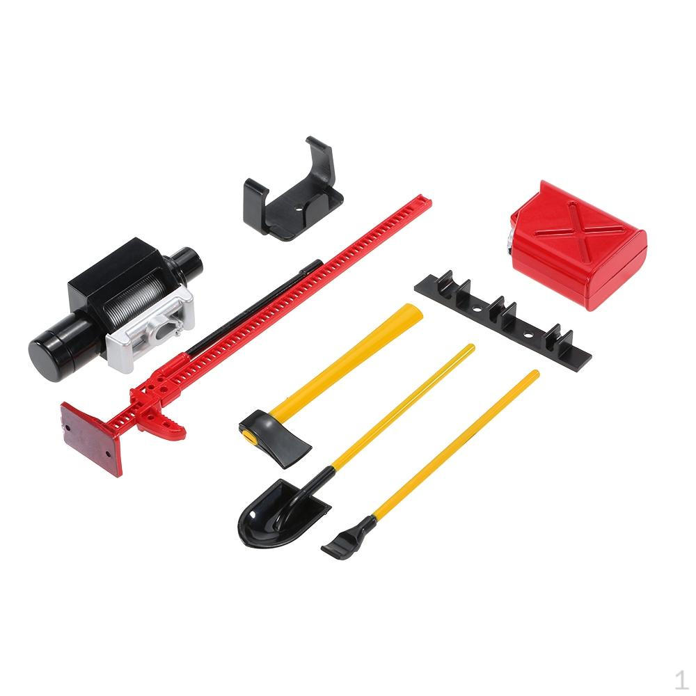 1:10 Scale Tools Kit Tank Ax And Lifting Decorations for RC Climbing