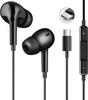 Earphones with Enhanced Sound Wired Earphones with Earphones and HIFI Sound Volume Deep Noise Call High Clear Volume Stereo Headphones Compatible with