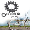 Fahrrad Ritzel Single Speed Kassette, 16T 18T Mountainbikes Single Speed Umrüstsätze mit Distanzstücken und Sicherungsringen