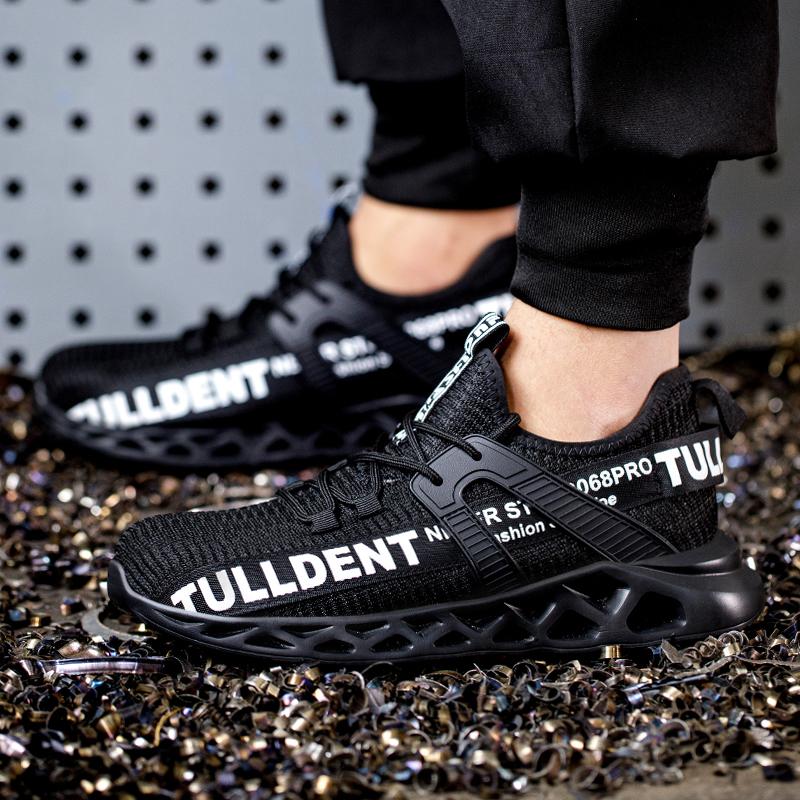 Men's Safety Steel Toe Boots, Work Sneakers With Anti-impact And Anti-piercing Features, Indestructible Protective Shoes For Men