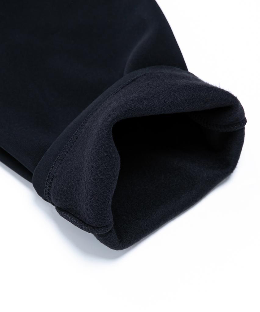 Seuteulaikeu Jersey Tapered Sweatpants (Black)
