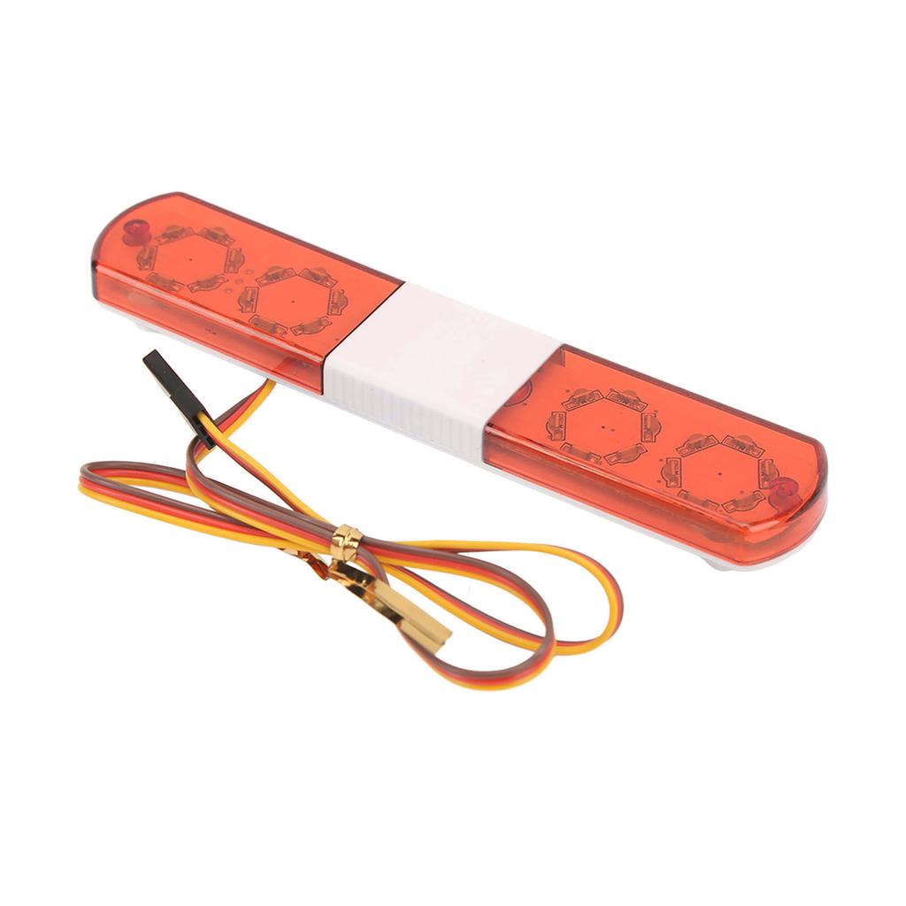 RC LED Police Light Simulation Design 4 Modes RC Police Flash Lamp LED Alarming Light for 1 8 1 10 RC Cars Red
