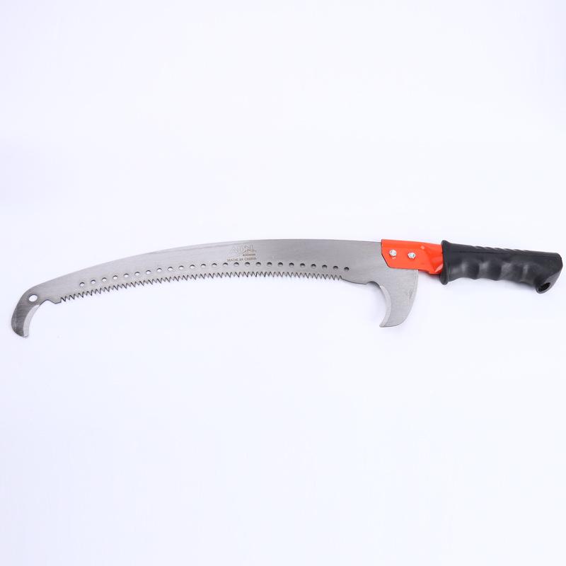 Multi-Function Double Hook High-Branch Saw for Thick Branch and Fruit Tree Pruning