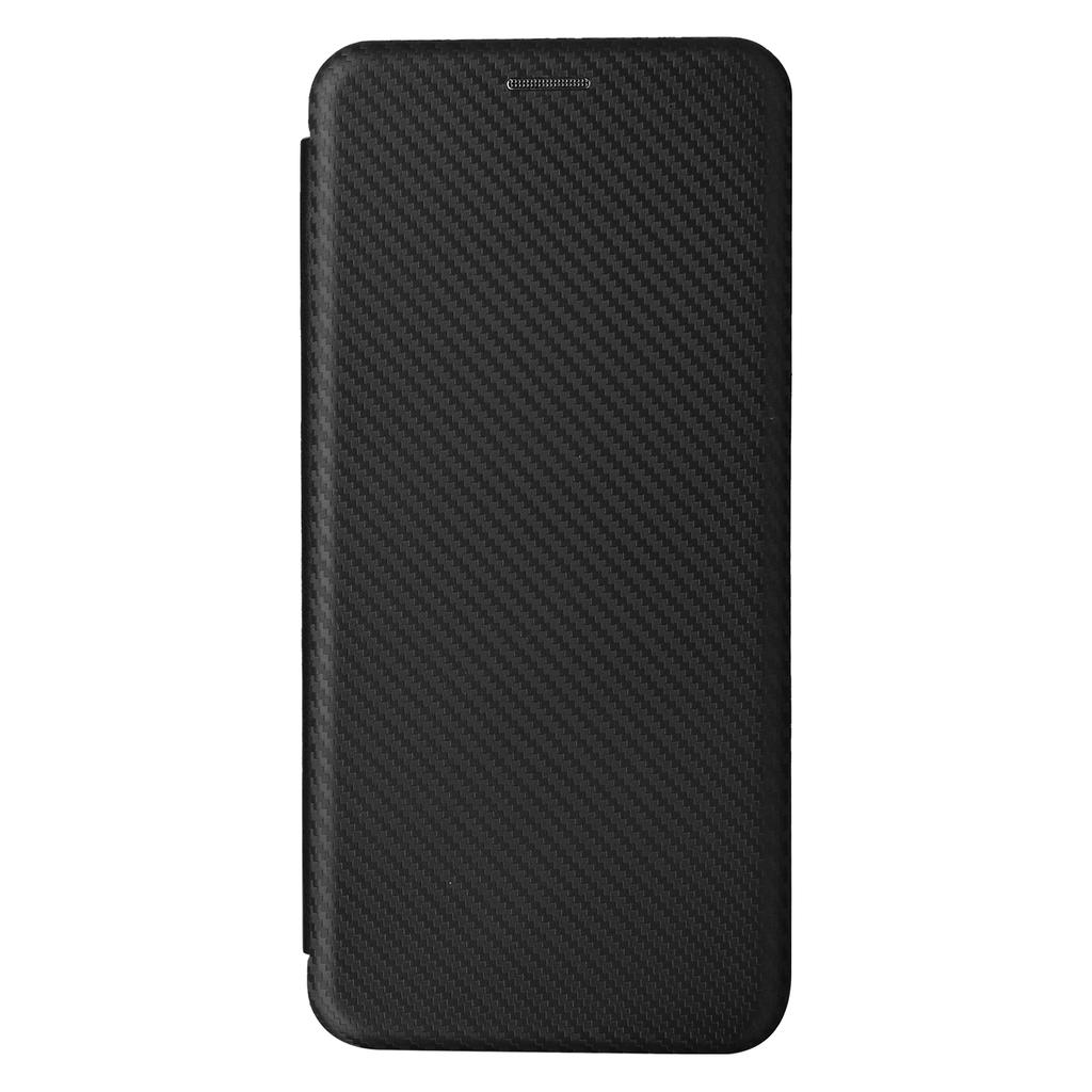 Carbon Fiber Texture Case for Honor X7b 4G/90 Smart Leather Phone Cover with Card Slot