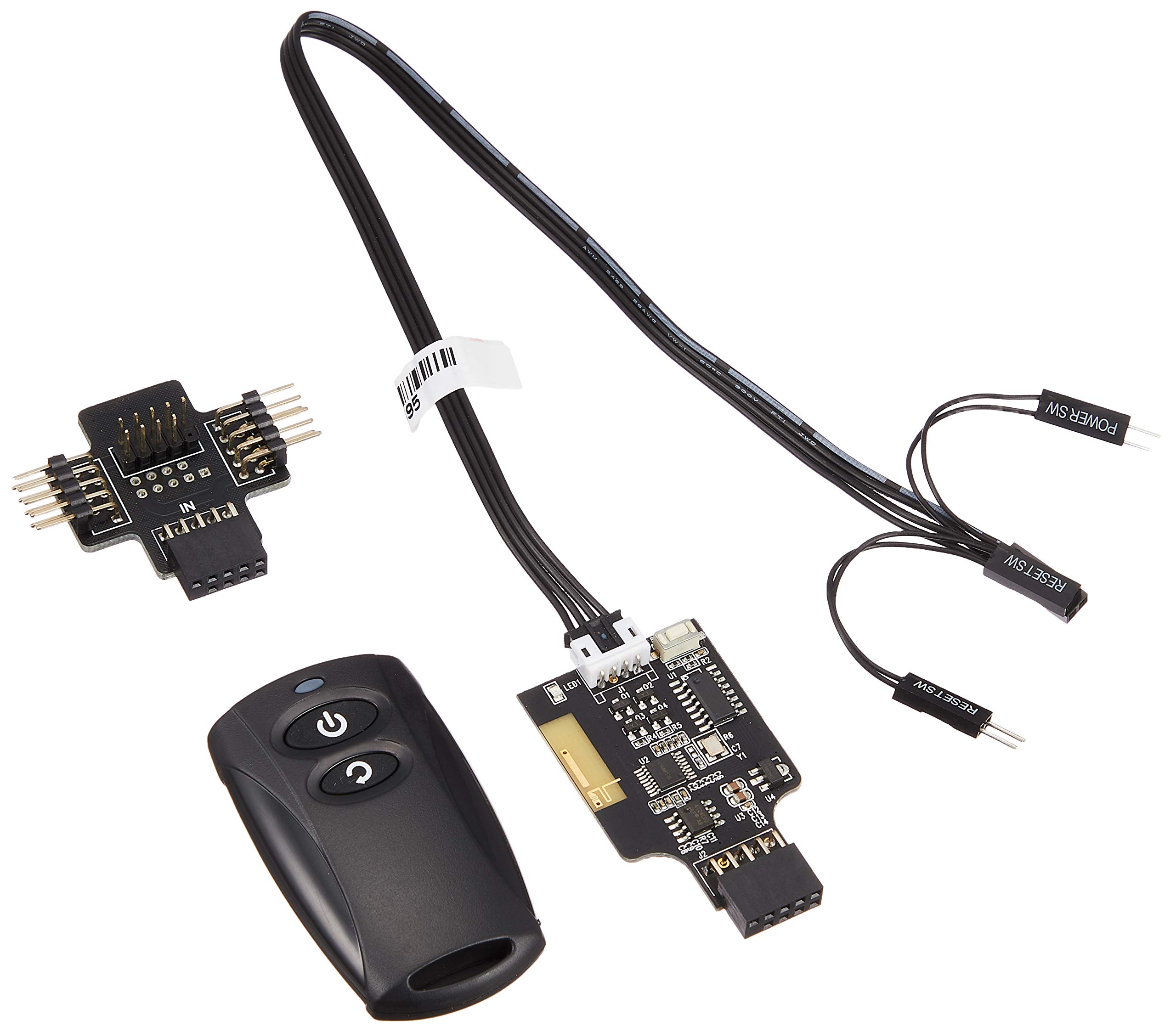 

SilverStone 2.4GHz Wireless Power/Reset Remote Switch with Internal USB 9-Pin Header (SST-ES02-USB)