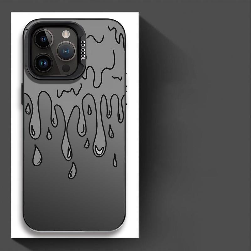 Fun Paint Graffiti Art Phone Case for Apple iPhone 1615 Pro Max 14 Pro 13 12 11 Pro Max 14 Plus Luxury Silicone Soft Shell