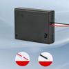 6V Power Supply Case for 4 3A Batteries Featuring Switcher Control and Secure Spring Contacts