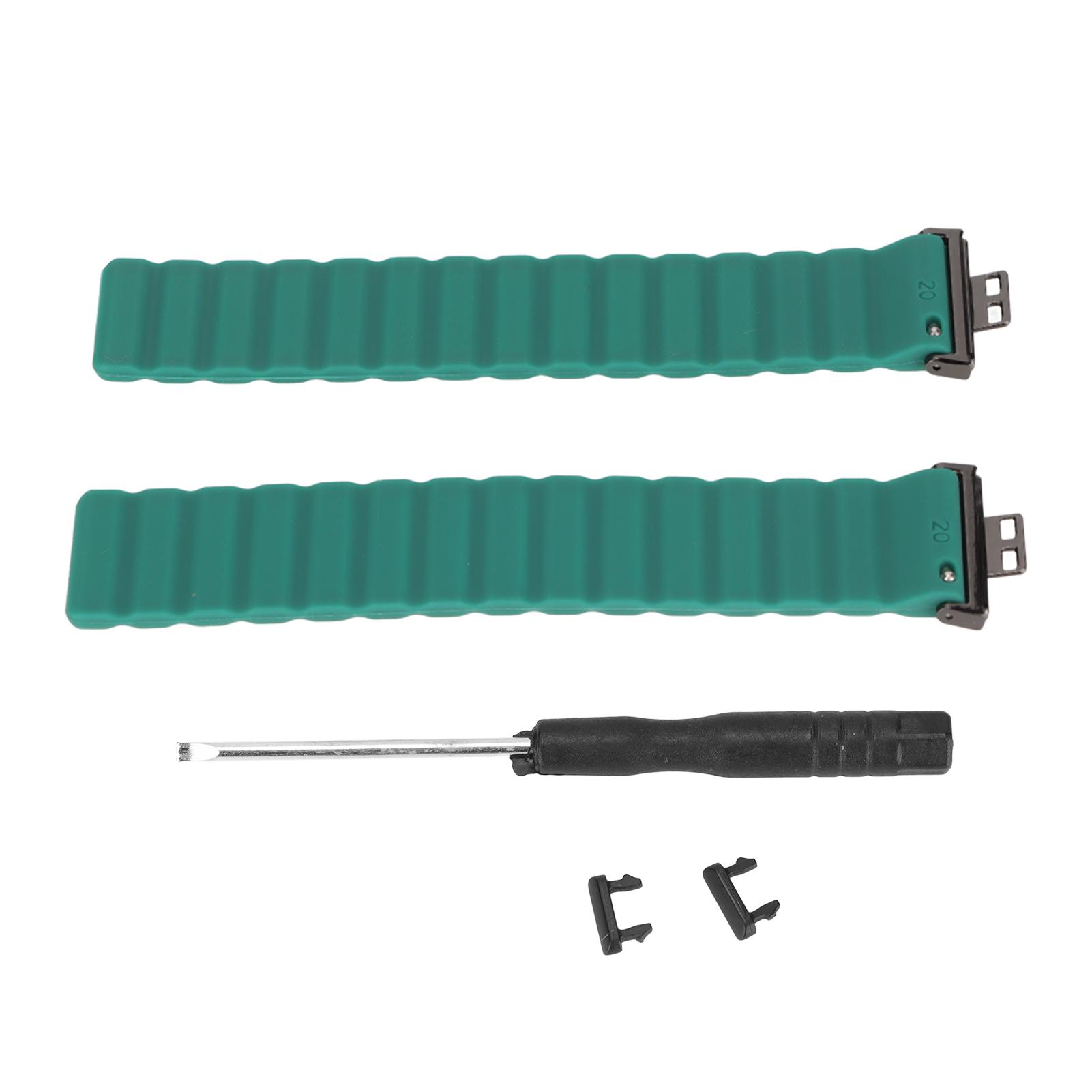 

Magnetic Watch Strap Watchband Silicone Replacement Accessory for Huawei Watch FIT OD Green